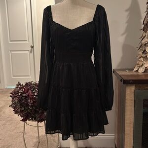 Altar’d state long sleeve tiered mini dress